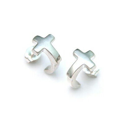 乐天商城 - 送料無料 シルバー925　シルバーピアス　クロス [Glass]DAgDART・ダグダート DP-001