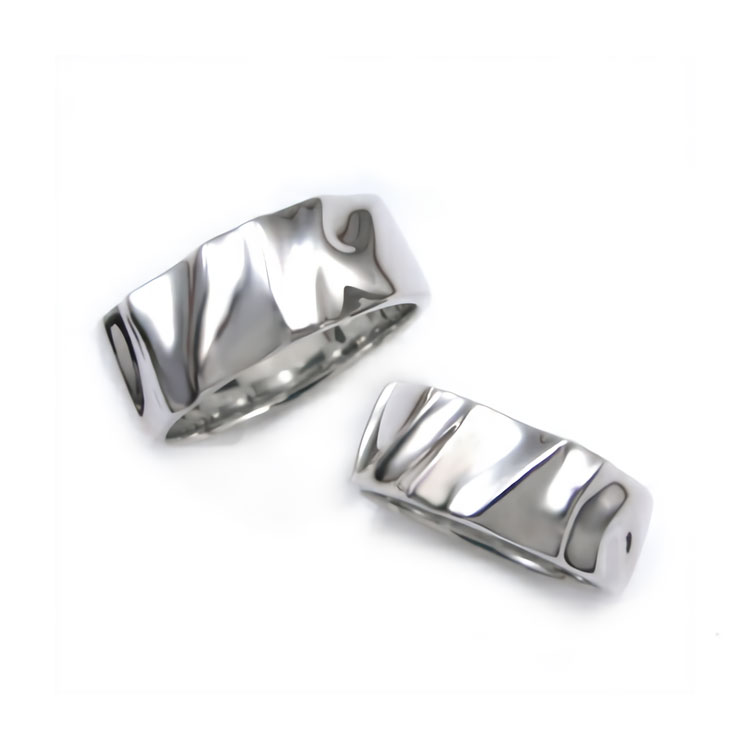 ペアアクセサリー ペアリング シルバーリング シルバーアクセサリー シルバー925 合わせるとハート Love proof DR182 DR183