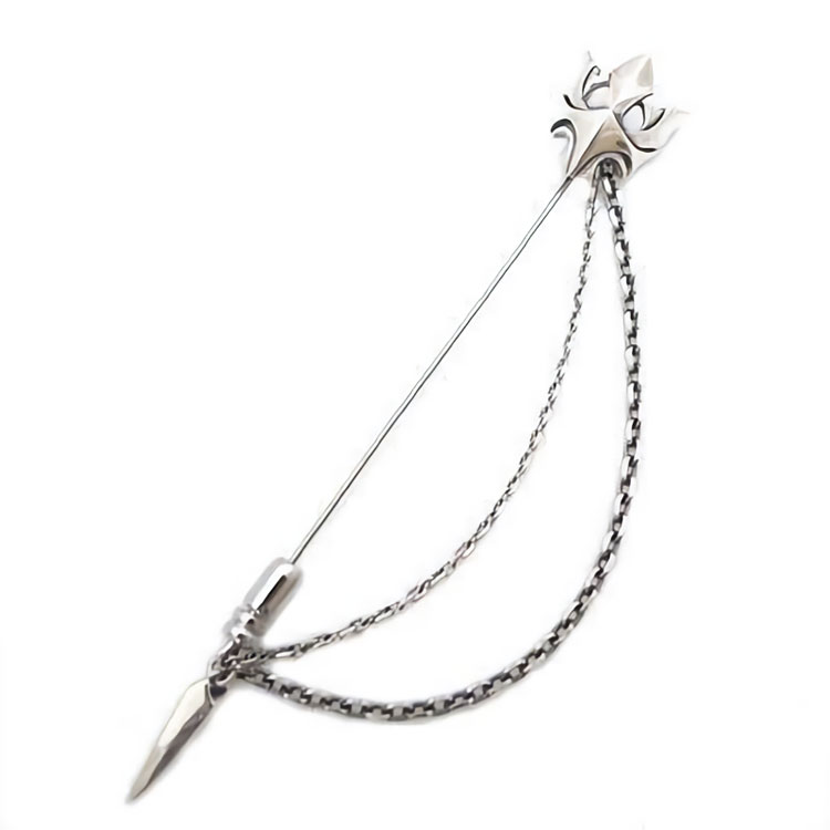楽天06XY　楽天市場店シルバーラペルピン シルバーアクセサリー シルバー925 スーツアクセサリー クラウン 大人アクセ D.four・ディーフォー DF-017
