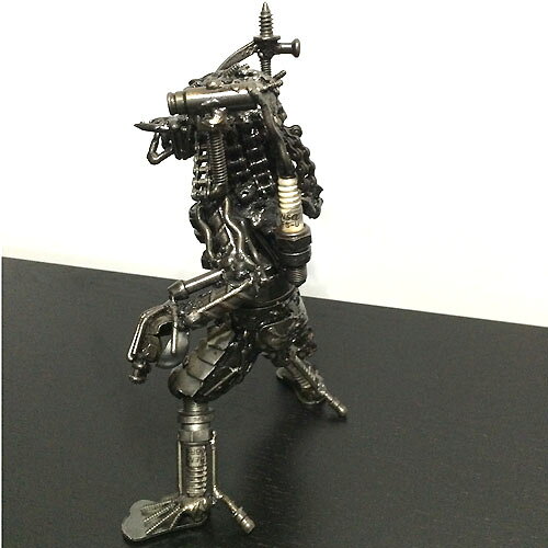 フィギュア メタルアート スカル エイリアン ナットオブジェ ネジオブジェ 鉄製 [2]