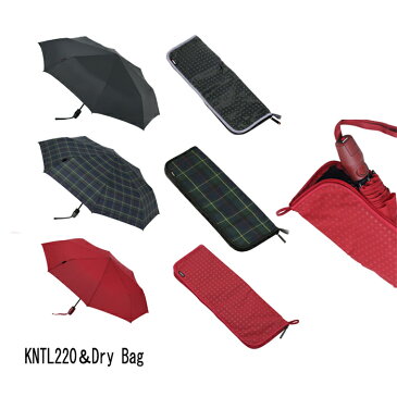 折りたたみ傘 自動開閉 クニルプス knirps 晴雨兼用 雨傘 日傘 メンズ レディース T.220 Medium Duomatic Safety 傘&ドライバッグ