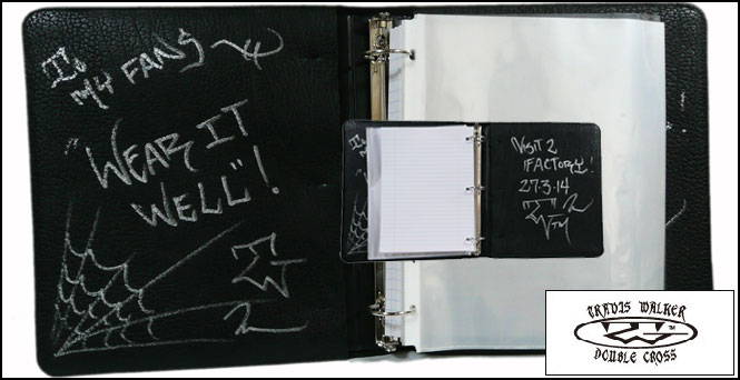 1点限定品 トラヴィスワーカー カスタムモデル レザーノートブック(直筆サイン入り)