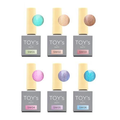 [トイズバイアイニティ TOY's × INITY]シュガーマグコレクション(7ml)/マグネットジェル各色