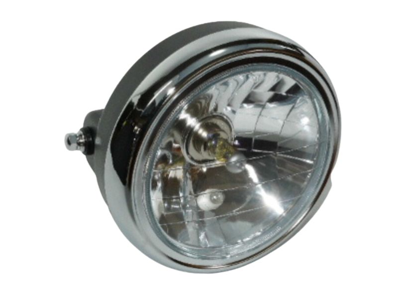 送料込7000円 ブラック ヘッドライト 180パイ ガラス HeadLight Clear lens/67-1797 ZRX400 ゼファー JADE バリオス CB750F