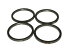 送料込1658円 XS-12 キタコ Kitaco マフラーガスケット51x60 4個セット Muffler gasket/2X-3715 サベージ650 イントルーダー1500VL ブルーバード800 デスペラード800 ワインダー VX800 1,658円