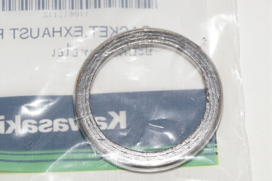 送料込719円 カワサキ純正部品 11061-1112 マフラーガスケット 25x30 Muffler gasket Genuine parts/56-5067 KSR110 KLX110 Z125プロ