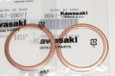 送料込2650円 カワサキ純正部品 11060-1496 マフラーガスケット 38x47 2個セット Muffler gasket Genuine parts/2X-5059 EX-4 W400 バルカン400 KLE400 W650