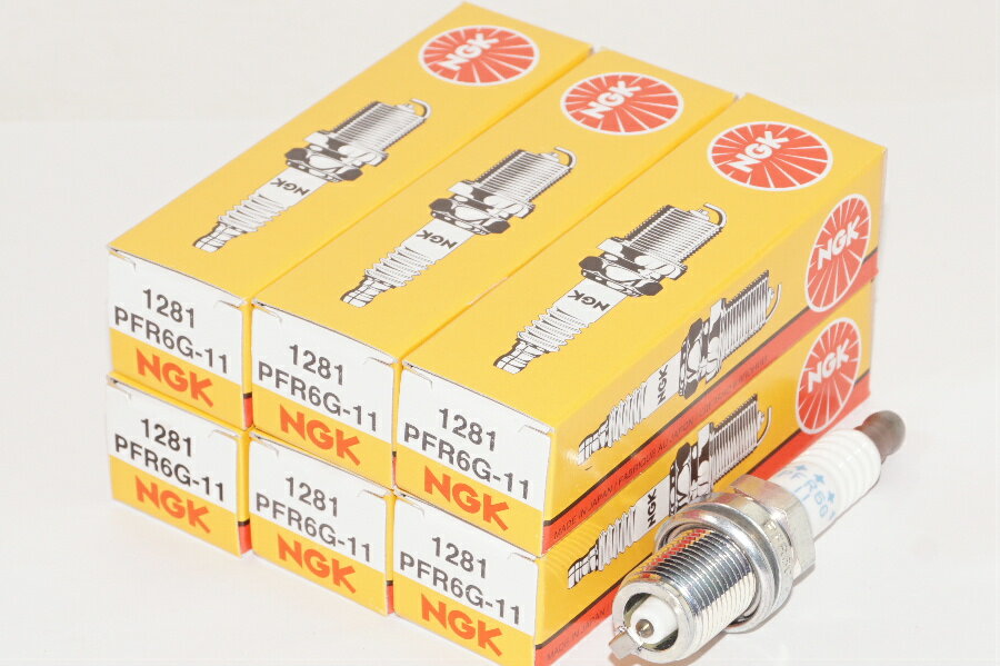 日産 NISSAN ステージア STAGEA WGC34・WGNC34 RB25DET(ターボ) H10.8-H13.10 用 NGK PFR6G-11 1281 ★6X-2585 プラグ品番 スパークプラグ