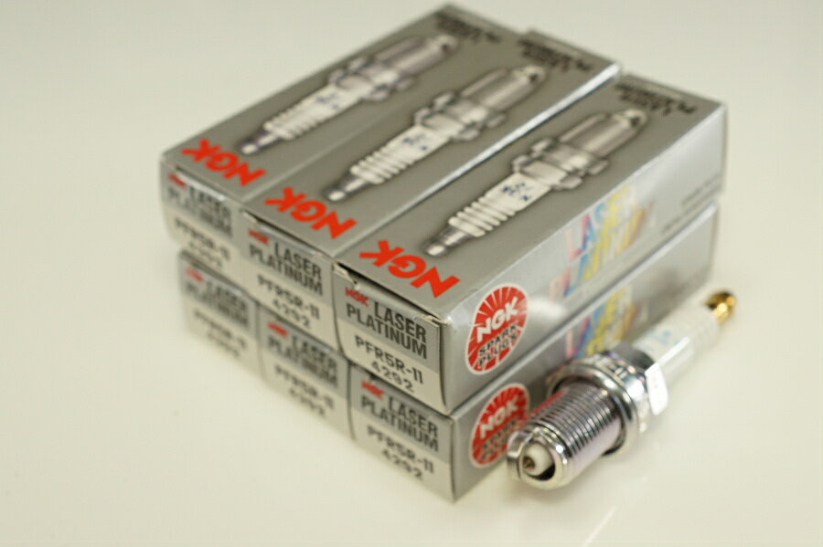 NGK PFR5R-11 4292 ポンチカシメ形 x6本 エヌジーケー 日本特殊陶業 Spark plug/6X-2575 AMG C280 E-C280 AMG E55 GF-E55T AMG E55 E-E55 ビアノ GH-639811C ビアノ GH-639811