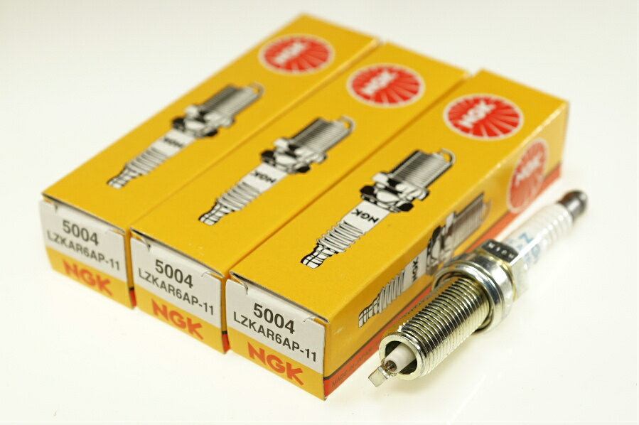 NGK LZKAR6AP-11 6643 一体形 x3本 エヌジーケー 日本特殊陶業 Spark plug/3X-2203