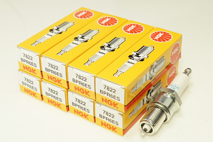 NGK BPR6ES 7822 ʬΥ x8 ̥ üƫ Spark plug/8X-1470 WH15XX1(KC)(3491425浡-)15XK1(KC/A)(1984-) WH15XK1(KC)(-3491424浡)(1984-) WB20XT/XTH30XT/XTH(2003-) WB20X30X(1983-)WH15X20X/XK1(1984-) E2010(2006-)