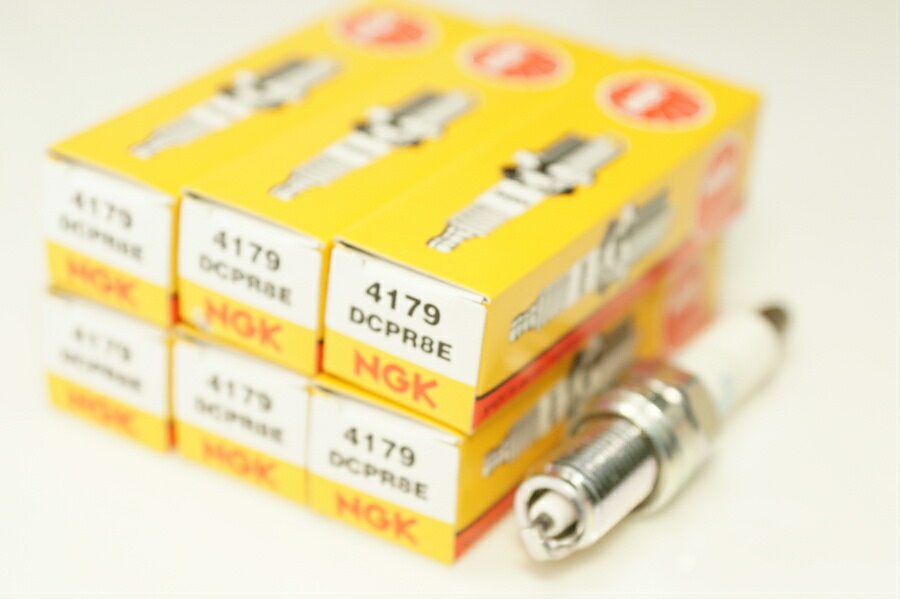 NGK DCPR8E 4179 一体形 x6本 エヌジーケー 日本特殊陶業 Spark plug/6X-2155 プント E-176BV3 ヴィヴ..
