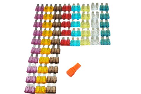 車丸ごと1台分 ヒューズリセットキット 平型ヒューズx55 + プラー/00-1151