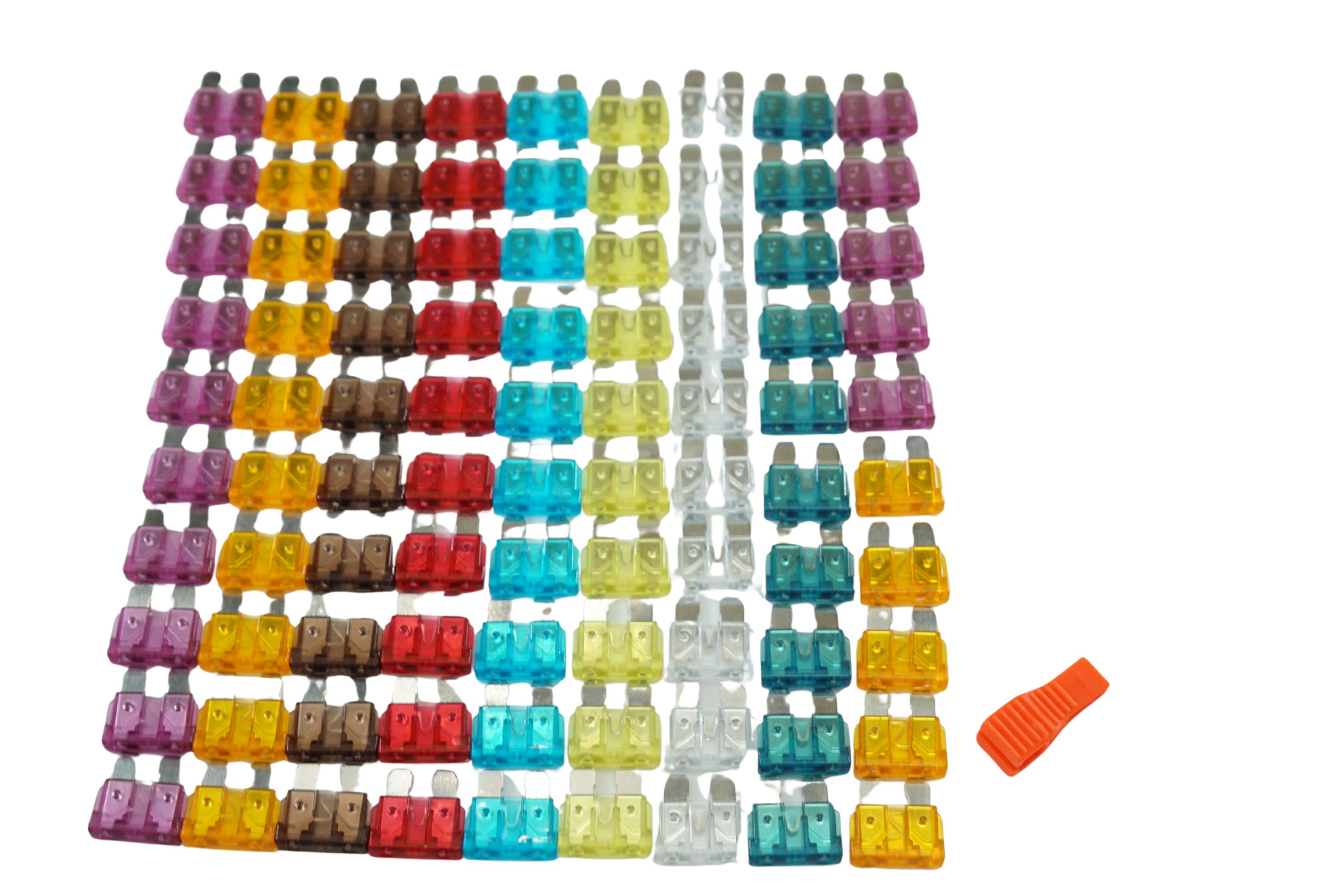 車丸ごと1台分 ヒューズリセットキット 平型ヒューズx90 + プラー/00-1158