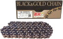 EKシール エヌマ 428-118 チェーン 428SR-X2 ブラック/ゴールド 118L MLJ カシメジョイント/00-8354 428SR-X2(BK;GP)P=GP-118ブラック/ゴールドマルチカラー