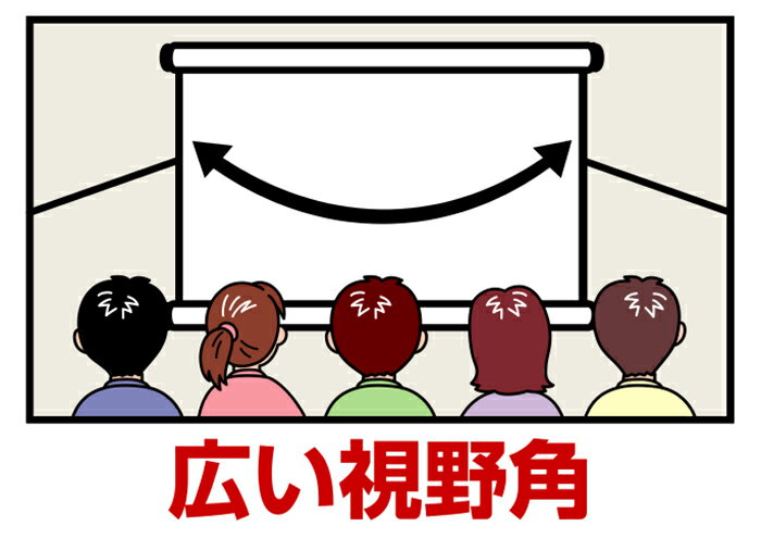 プロジェクタースクリーン140インチ(16:9)タペストリー式 HS-140Wホワイトマットスクリーン日本製