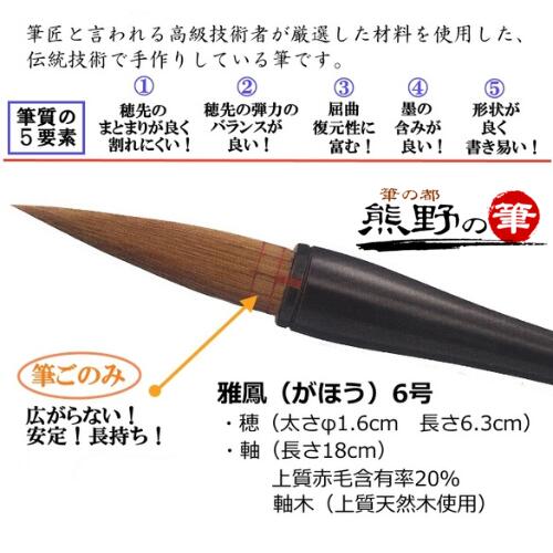 書き初め セット 小学生 男の子 女の子 書初め おすすめ3点セット 書初め用筆(雅鳳6号)＋下敷(フェルト罫線入)+下敷ケース 無料名入れサービスあり 余分な墨を吸い取れる吸い取り紙のおまけ付