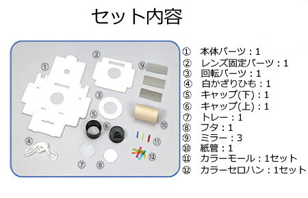 万華鏡クラフトキット　カメラのカレイドスコープ