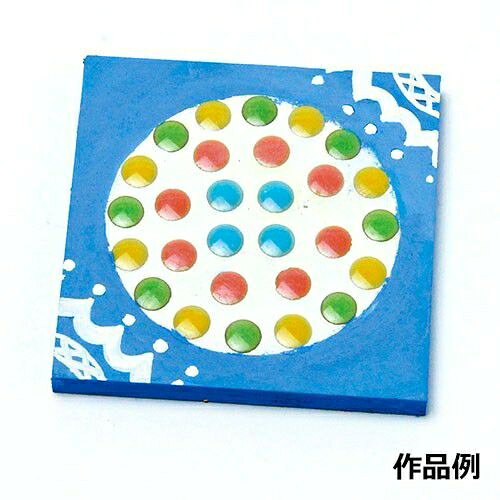 手作り工房遊のアートモザイコ　丸型　8色ミックス［10×10×4mm］（約150g・約210個）磁器製｜アングル3