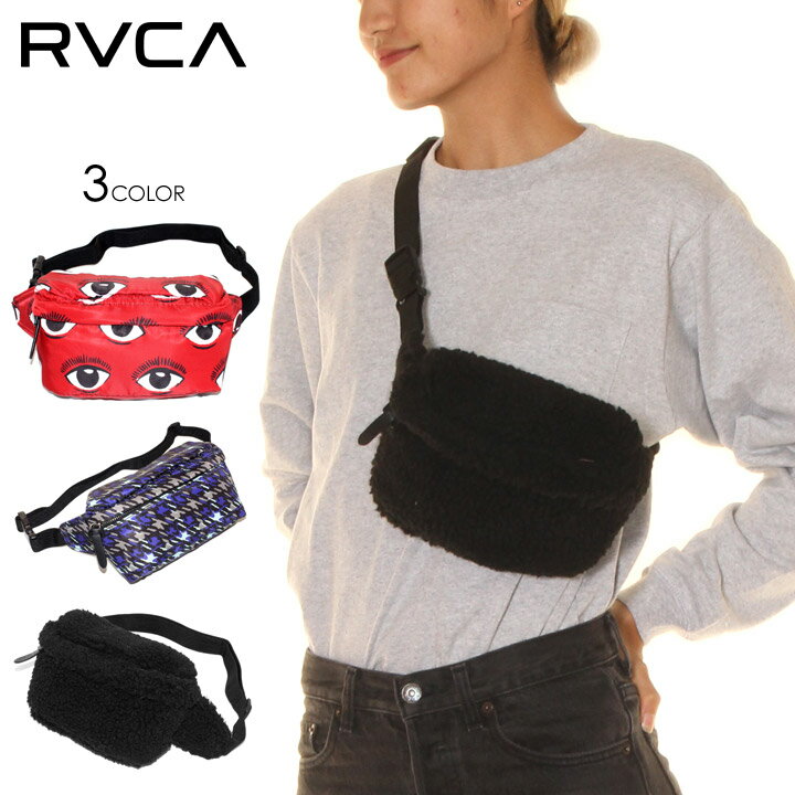 86%OFF  ڥ   RVCA 롼 ȥݡ ǥ RECRUITED BUM BAG  ֥å/ѡץ/å 󥵥 eviۡsku