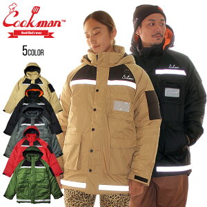 COOKMAN クックマン ジャケット おしゃれ かわいい 男女兼用 メンズ レディース ユニセックス FREEZER JACKET 2022年秋冬 ベージュ ブラック グレー オリーブ レッド S/M/L/XL【evi】【sku】