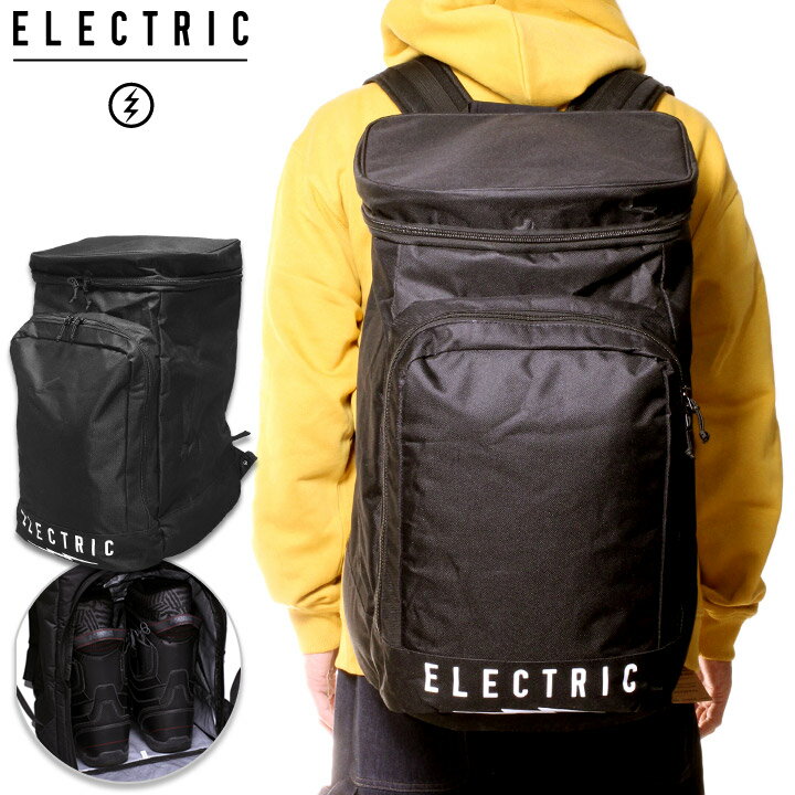 ELECTRIC エレクトリック リュック ブーツケース スノーボード メンズ レディース MULTI BACK PACK E23A19 ブラック 48L ワンサイズ 2022-2023秋冬 新作【evi】【Sold Out】