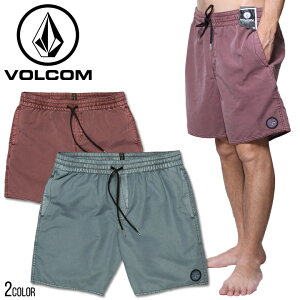 19%OFF │ EARLY SUMMERセール │ VOLCOM ボルコム サーフパンツ メンズ ブランド 水着 トランクス ハーフ パンツ サーフィン サーフ ブランド CENTER TRUNK 17 A2512305 ブルー レッド S M L 2023春夏 新作 【evi】