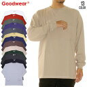 59 OFF │ スペシャル セール │ 【M/L/XL】 無地tシャツ 長袖 goodwear 長袖 tシャツ グッドウェア ロンT 無地 ヘビーオンス 厚手 袖リブ ポケット付き 無地T 7オンス 7oz USAコットン LS BIG TEE 2W75500 2W7-5500 【SKU】