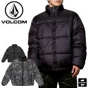 54%OFF │ スペシャル セール │ VOLCOM ジャケット メンズ リバーシブル 中綿 総柄 サーフ スケート ストリート ブランド ユニセックス WALLTZ JACKET A1642300 2023秋冬 ブラック グラフィック M L XL 