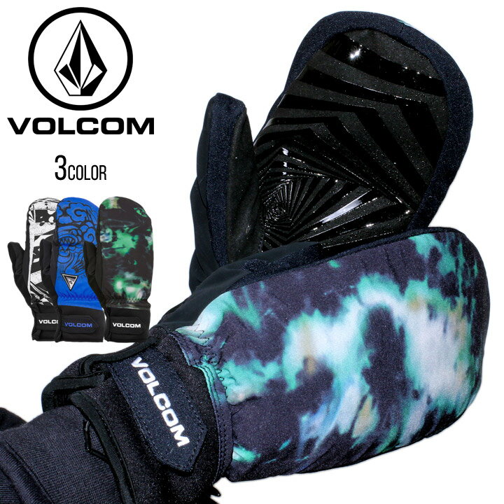 57 OFF │ スペシャル セール │ VOLCOM ボルコム グローブ ミトン スノーボード スキー メンズ レディース ユニセックス V.CO NYLE MITT J6852409 ブラック ホワイト ブルー タイダイ 総柄 S M L 2023-2024秋冬 新作【evi】【SKU】