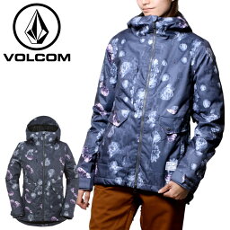 20%OFF │ スペシャル セール │ VOLCOM SNOW ボルコム スノーウェア レディース ジャケット 旧作モデル ERA INSULATED JACKET H0451610 花柄 ダークグレー S 2019-2020