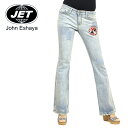 80%OFF  XyV Z[  JET / John Eshaya WFbg x{g fj FADED PATCH BELL BOTTOM yz