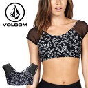 88%OFF │ スペシャル セール │ VOLCOM ボルコム 半袖 ラッシュガード レディース UNTAMED HEARTS S/S RASHGUARD  