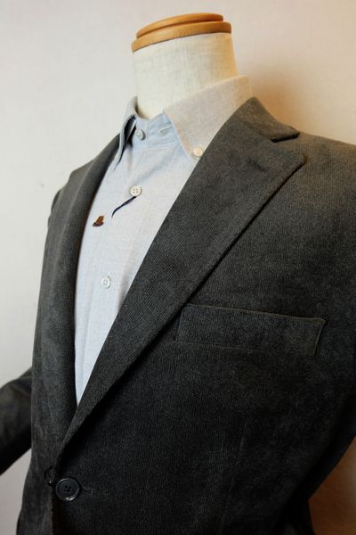 【セール60％OFF】 カリーニ carini 【ジャケット】【秋冬アウトレット現品限り品】【メンズウェア】【カリーニ服】 エステルベロア調ジャケット グレー