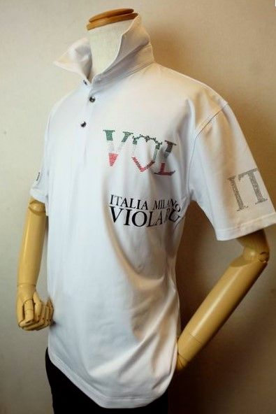 【セール35％OFF】 ヴィオラ VIOLA 【半袖ポロシャツ】【2024春夏新作】【メンズウェア】【ベア天竺】..