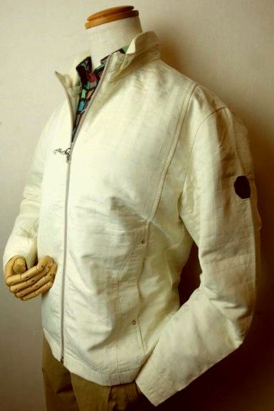 【セール50％OFFスペシャルプライス】 ヴィンチ VINCI 【ブルゾン】【2024秋冬新作】【メンズウェア】【スタンドカラー】【ヴィンチ服】 スタンドブルゾン アイボリー