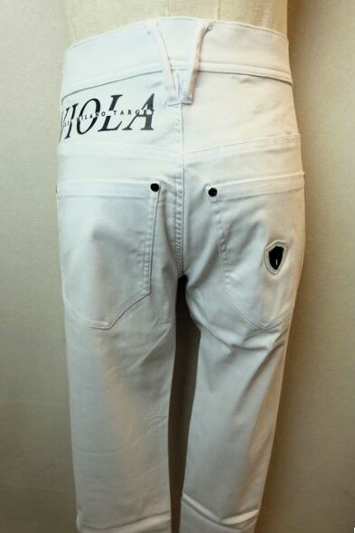 セール30％OFF ヴィオラ VIOLA カジュアルパンツ 2025春夏新作 メンズウェア ストレッチジャージ ヴィオラ服 ストレッチジャージパンツ ホワイト