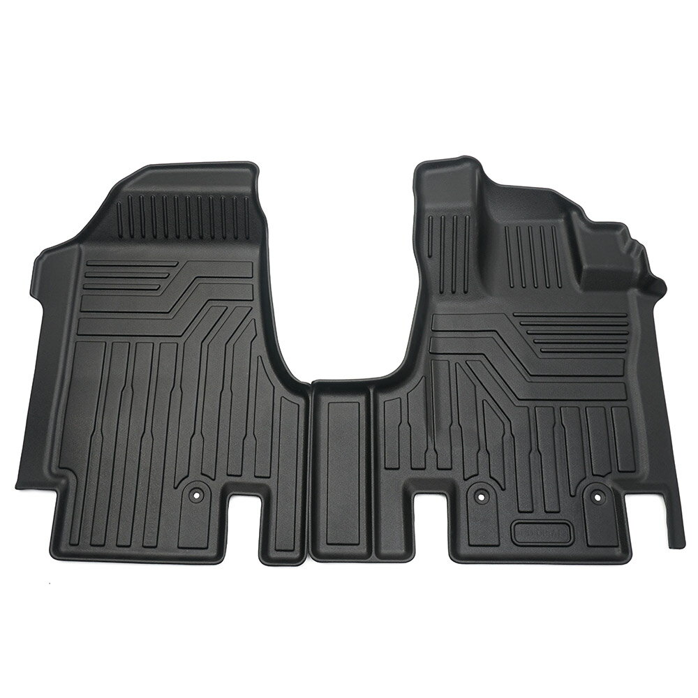 日産 セレナ C27 3Dフロアマット 立体 カーマット 防水 滑り防止 耐汚れ TPE素材 アクセサリー 専用設計 2Pセット (トクトヨ)Tokutoyo