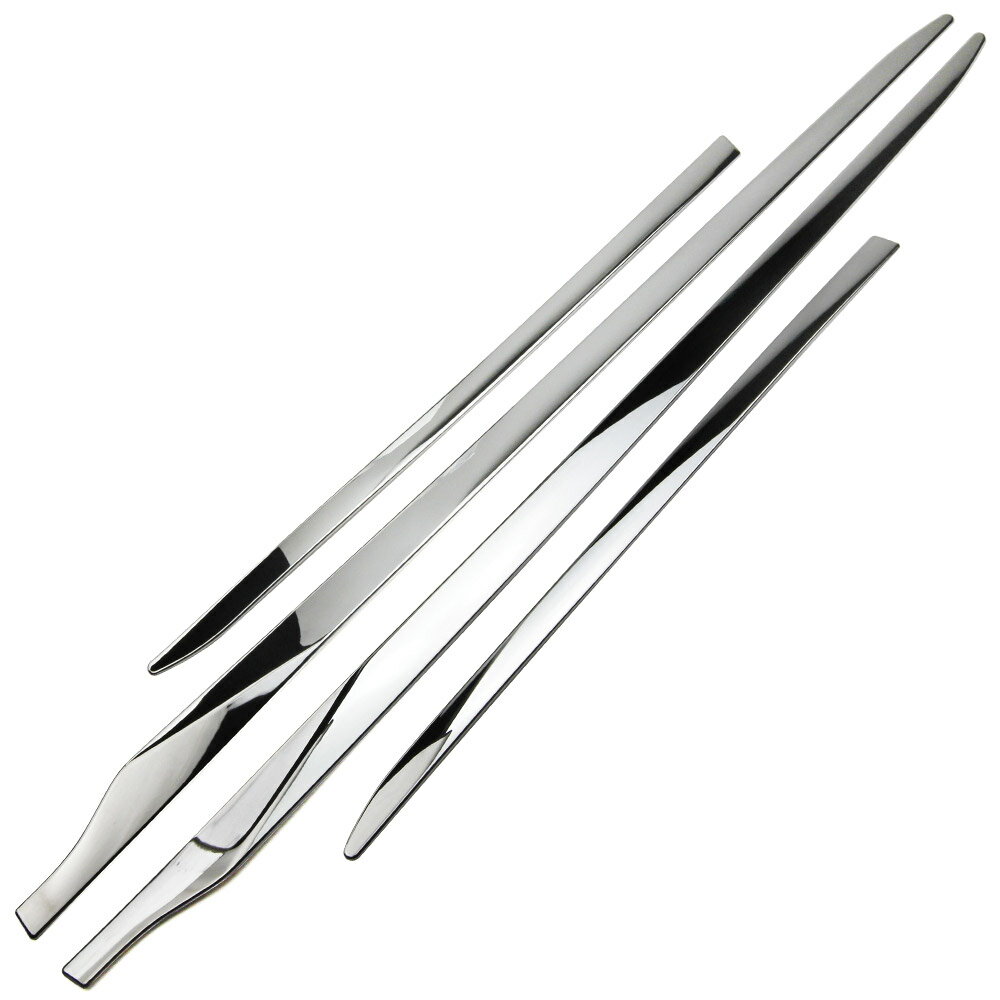 トヨタ PRIUS プリウス 60系 サイドドアガーニッシュ ドアトリム 外装 鏡面メッキ仕上げ 4P (トクトヨ)Tokutoyo