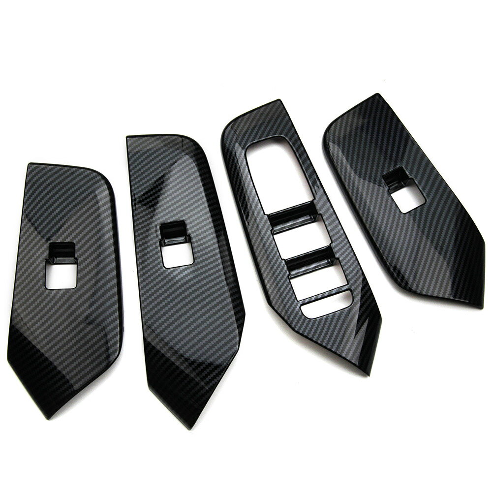 トヨタ PRIUS プリウス 60系 ウインドウスイッチパネル カーボン調 4P (トクトヨ)Tokutoyo