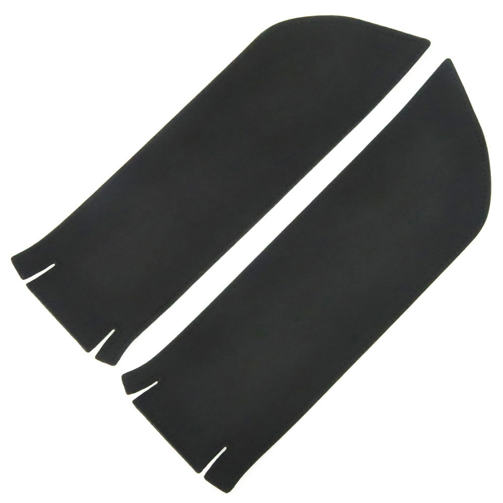 新型 N-BOX Nボックス JF5 JF6 ドアキックガード プロテクター 傷/汚れ防止 PUレザー ブラック 左右セット (トクトヨ)Tokutoyo