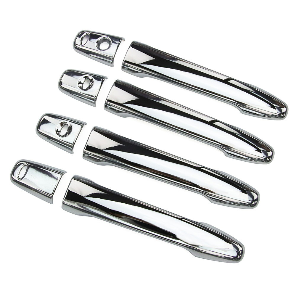 三菱 新型 デリカ D:5 ドア ハンドルカバー ドアノブ ガーニッシュ 外装パーツ アクセサリー メッキ仕上げ 8P (トクトヨ)Tokutoyo