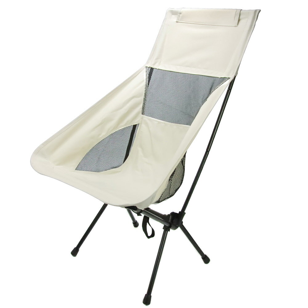 アウトドア キャンプ用 折りたたみチェア 高背タイプ コンパクト収納 キャンプ椅子 折りたたみ式 メッ..