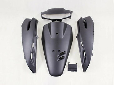 ホンダ スーパーディオ Dio(AF27) 外装カウル5点Set 艶消し黒色 外装セット HONDA