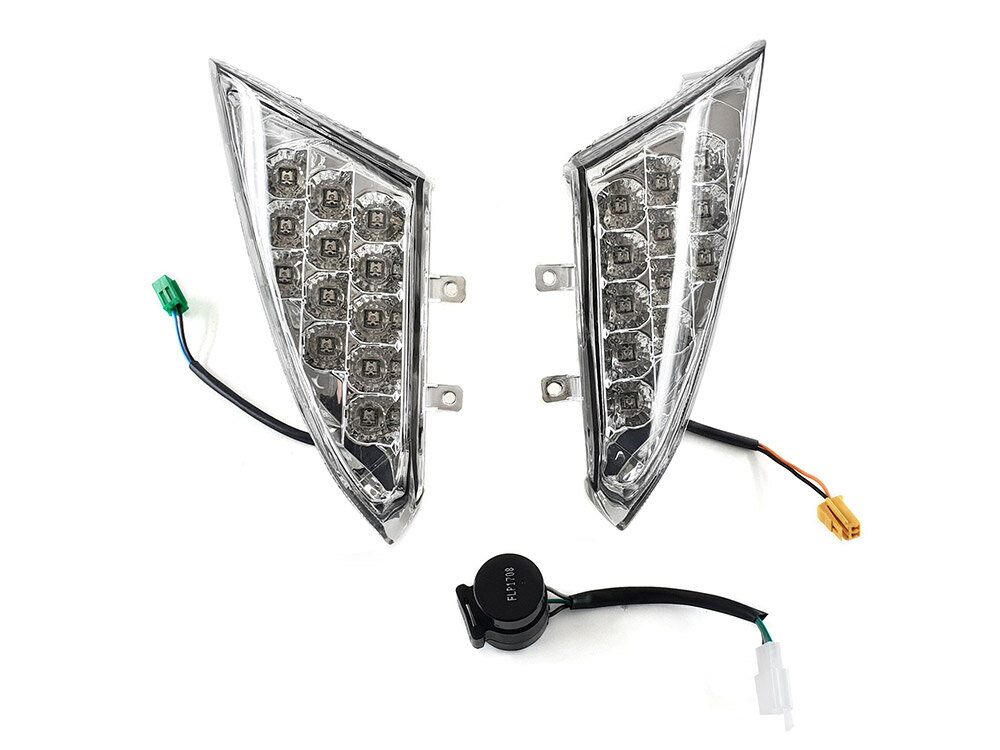 ヤマハ マグザム SG17J/SG21J LEDウィンカー クリア フロント 左右セット (トクトヨ)Tokutoyo
