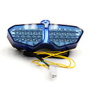 【特】YZF-R6 03-05 LEDテール ウインカー付 ブルー(メッキ) (トクトヨ)Tokutoyo