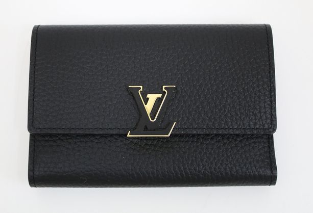 【質SHOPアデ川】LOUIS VUITTON ルイヴィトン トリヨン ポルトフォイユ・カプシーヌコンパクト M62157 三つ折り財布 ノワール ホットピンク【中古】【USED】【送料無料】【質屋】【財布】【ブラック】【アデガワ】【北越谷】