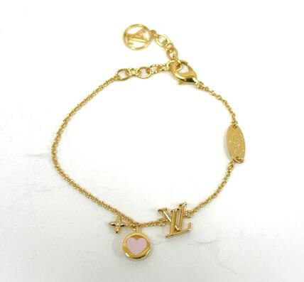 【質SHOPアデ川】LOUIS VUITTON ルイヴィトン ブレスレット LV アイコニック ハート M1211A【中古】【USED】【送料無料】【質屋】【アデガワ】【北越谷】