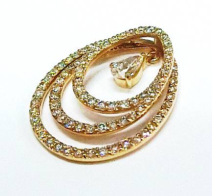 Rakuten - 【菊地質店】【中古】K18 ダイヤモンド 0.21ct 0.70ct ペンダントトップ【送料無料】【質屋出店】【smtb-TK】＜13-73＞
