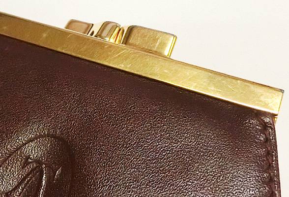 【菊地質店】【中古】カルティエ Cartier マストライン がま口 コインケース【送料...